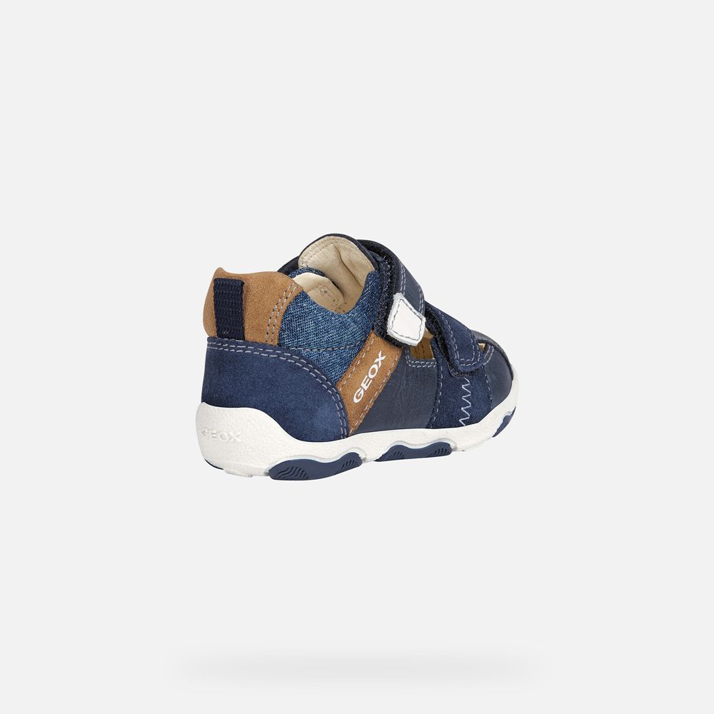 Geox Sandals Navy Balù Boy - Geox Baby Shoes - QNWMYV614